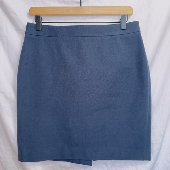 Banana Republic Blue High Waisted A-line Pencil Skirt size 6 petite - Picture 1 of 5